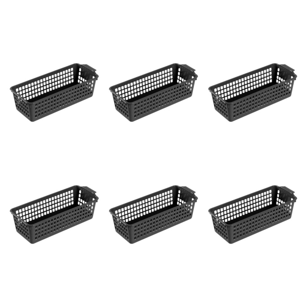 Food Storage Baskets Galvanized Metal Black Powder Coated Finished for Kitchen Utensils Holder and Vegetable Tabletop - Image 5