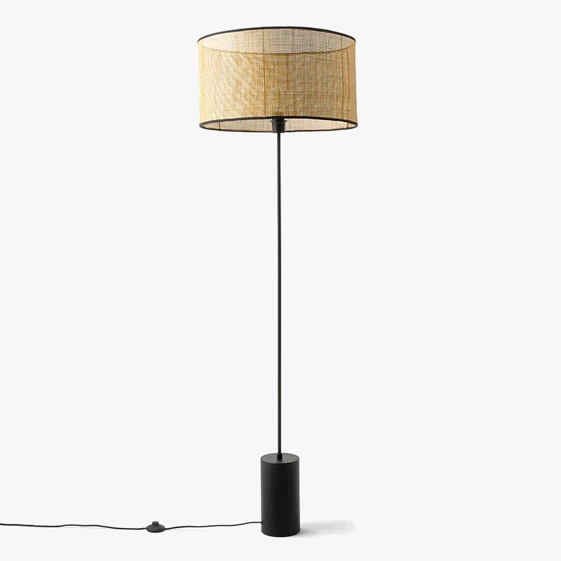 Classy Design Handmade Bamboo Lamps For Home Decor Floor Hotel And Restaurant Supplies Pure Bamboo Wood Lamp With Iron Stand
