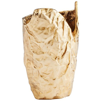 High Quality Gold-Plated Aluminum Flower Vase Modern Design for Indoor Outdoor Decor Made of Stainless Steel