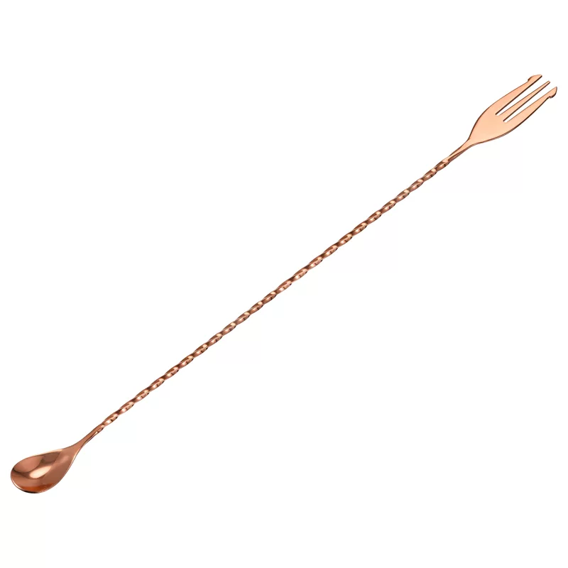 High Demand Stainless Steel Cocktail Stirrer Rose Gold Polish Cocktail Spoon For Cocktail Mixing Bar Supplies items Barware Tool