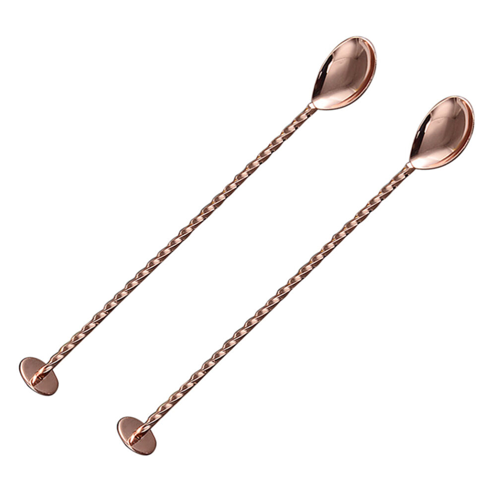 Aesthetic Designed Stainless Steel Cocktail Stirrer Luxury Barware Supplies Cocktail Bar Spoon For Cocktail Stirring Mixing - Image 7
