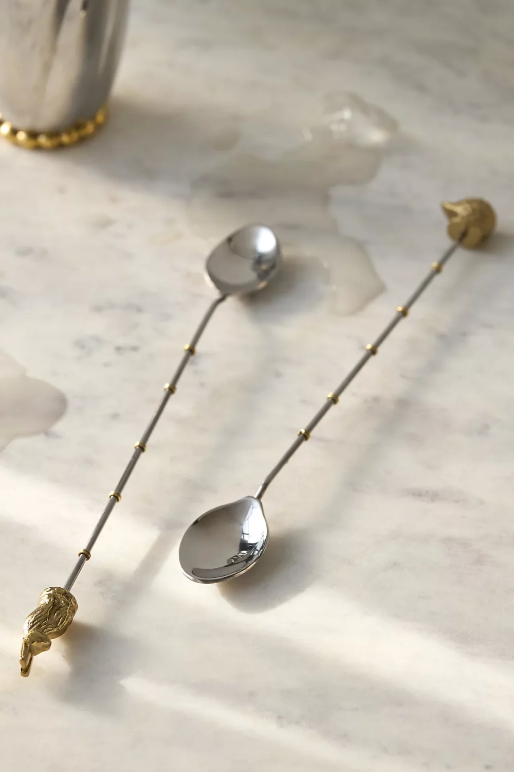 Traditional Design Stainless Steel Cocktail Stirrer Cocktail Spoons For Cocktail Mixing Bar Supplies items Metal Barware Tools - Image 2