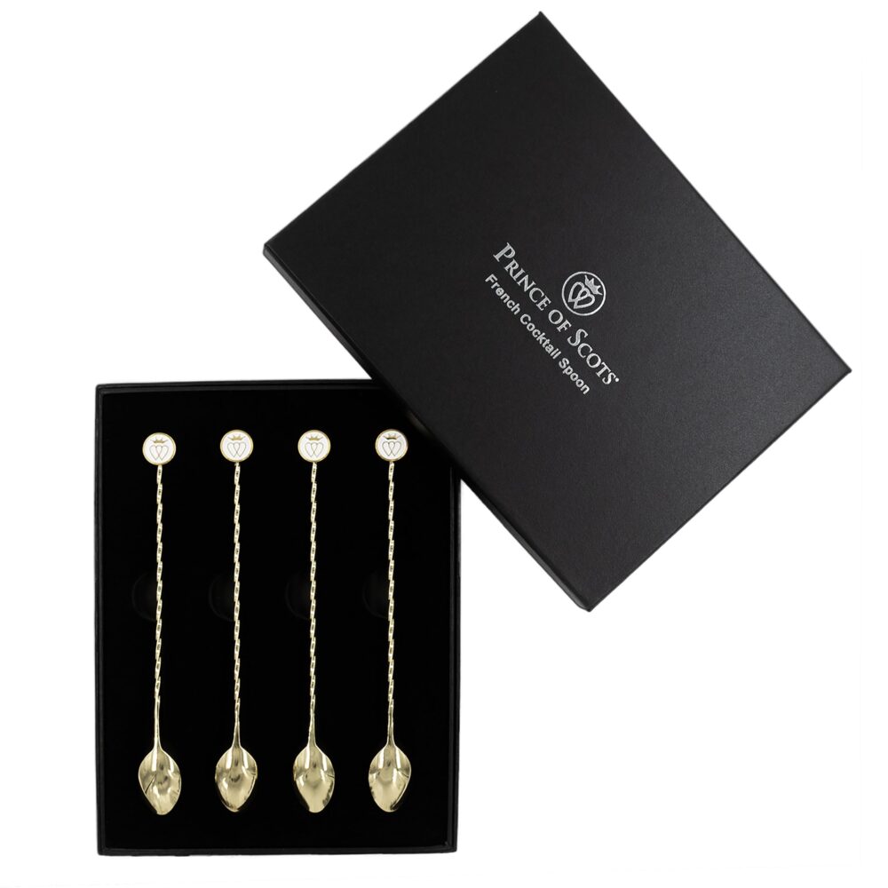 Adorable Gold Polished Stainless Steel Cocktail Stirrer Luxury Barware Supplies Cocktail Bar Spoon For Cocktail Stirring Mixing - Image 4