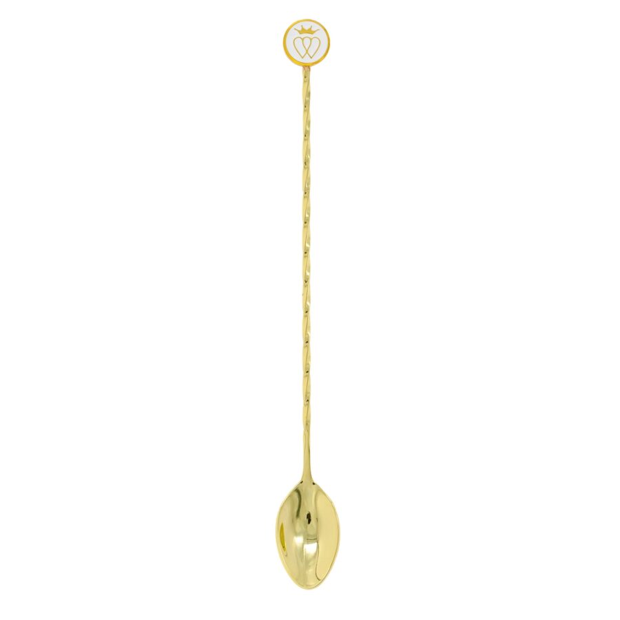 Adorable Gold Polished Stainless Steel Cocktail Stirrer Luxury Barware Supplies Cocktail Bar Spoon For Cocktail Stirring Mixing