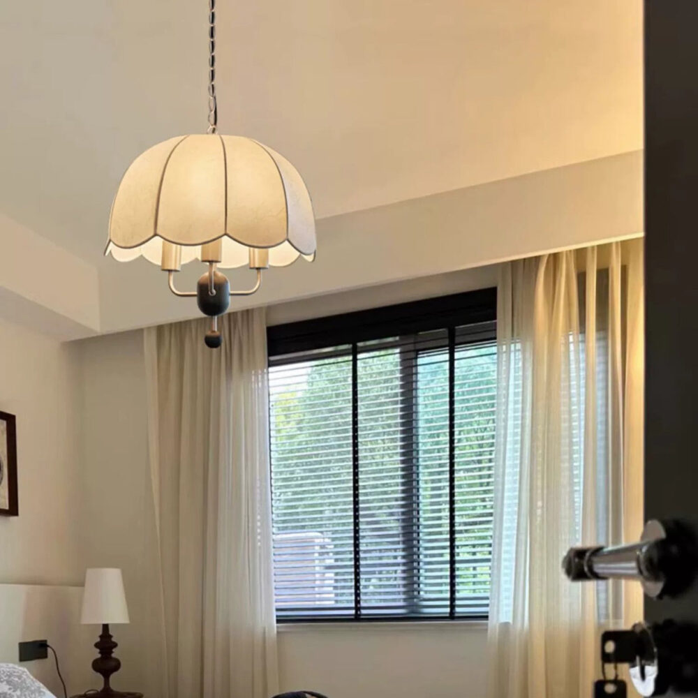 Aesthetic Design Fabric Lamps For Home Decor Floor Hotel And Restaurant Supplies Fabric Lamp With Metal Frame Luxury Decor Items - Image 9