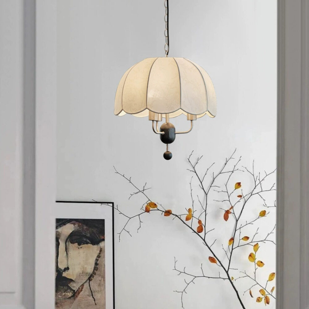 Aesthetic Design Fabric Lamps For Home Decor Floor Hotel And Restaurant Supplies Fabric Lamp With Metal Frame Luxury Decor Items - Image 5