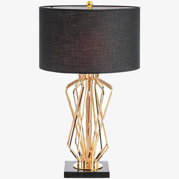 Top Selling Cotton Fabric Table Lamps With Metal Frame For Indoor Home Hotel Restaurant Decoration Luxury Home Decor Supply
