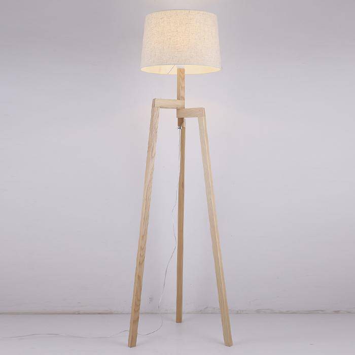 Modern Quality Fabric Table Lamp With Wooden Stand For Indoor Home Hotel Restaurant Decorations Luxury Home Decoration Supplies
