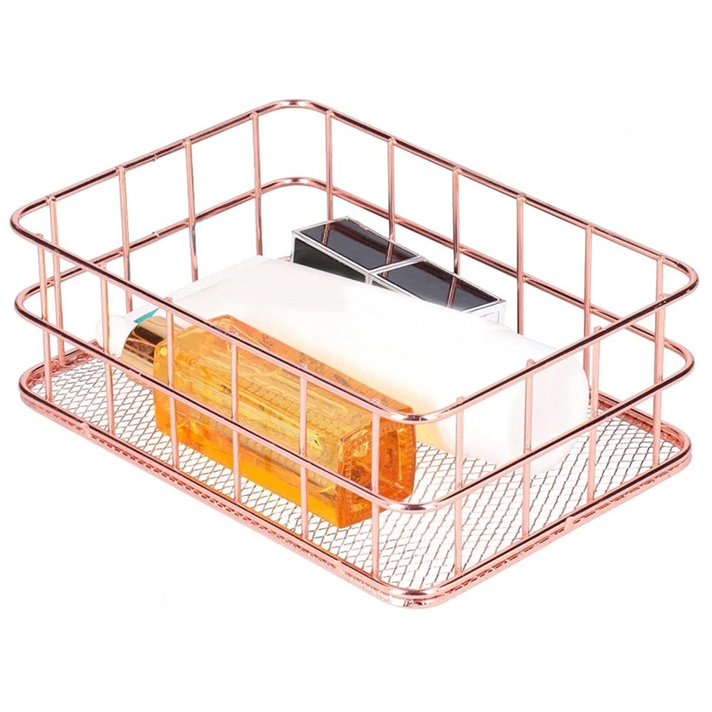Superior Black Powder Coated Mesh Baskets in Metal Perfect for Wall Hanging Storage in Home Kitchen Storage Crockery Holders - Image 6