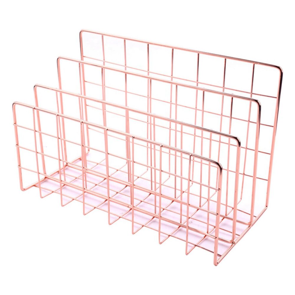 Large Wall Mounted Storage Basket in Solid Iron with Red Powder Coated Finished Perfect for Storing Vegetables and Fruits - Image 5