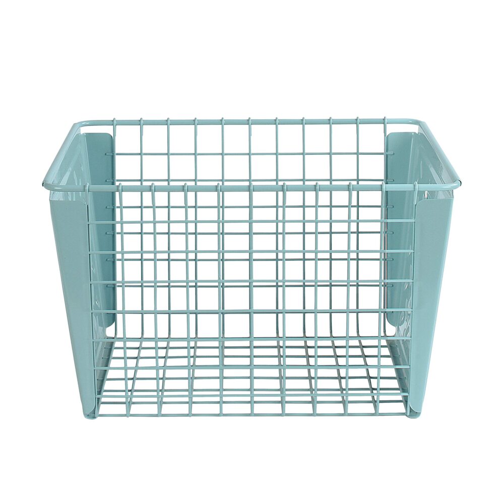 Square Iron Wire Basket With Nest Design Perfect for Stylish Storage of Fruits and Vegetables in Home Kitchen Decor - Image 7