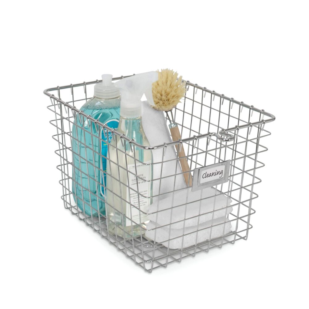 Unique Metal Iron Wall Basket Large Size Stylish Design Perfect for Organizing Fruits and Vegetables in Home Use - Image 4