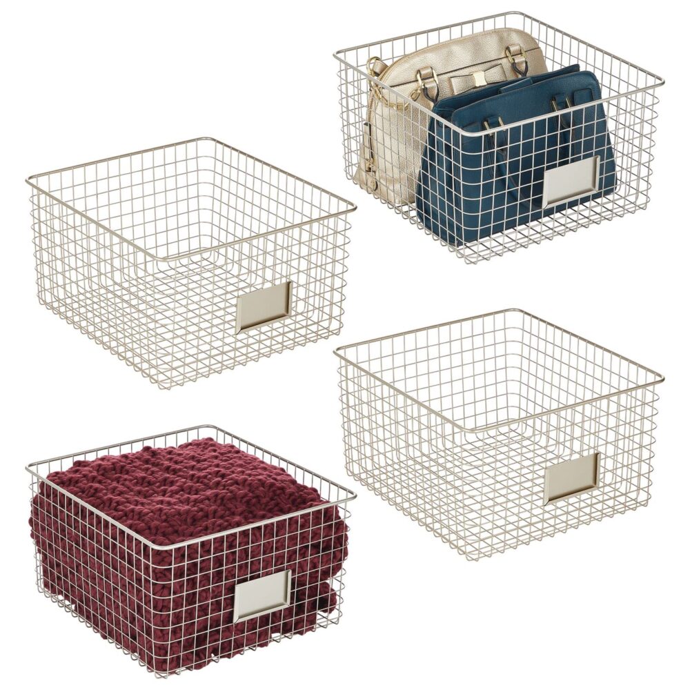 Unique Metal Iron Wall Basket Large Size Stylish Design Perfect for Organizing Fruits and Vegetables in Home Use - Image 3