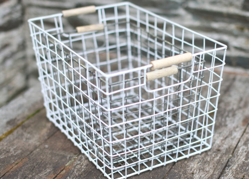 Unique Metal Iron Wall Basket Large Size Stylish Design Perfect for Organizing Fruits and Vegetables in Home Use - Image 2