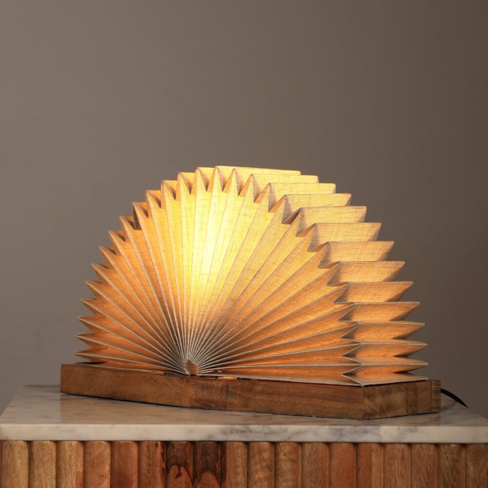Luxury Handmade Wooden Table Lamp Made With Mango Acacia Bamboo Wood For Home Office Hotel Restaurant Bedroom Living Decorations - Image 6