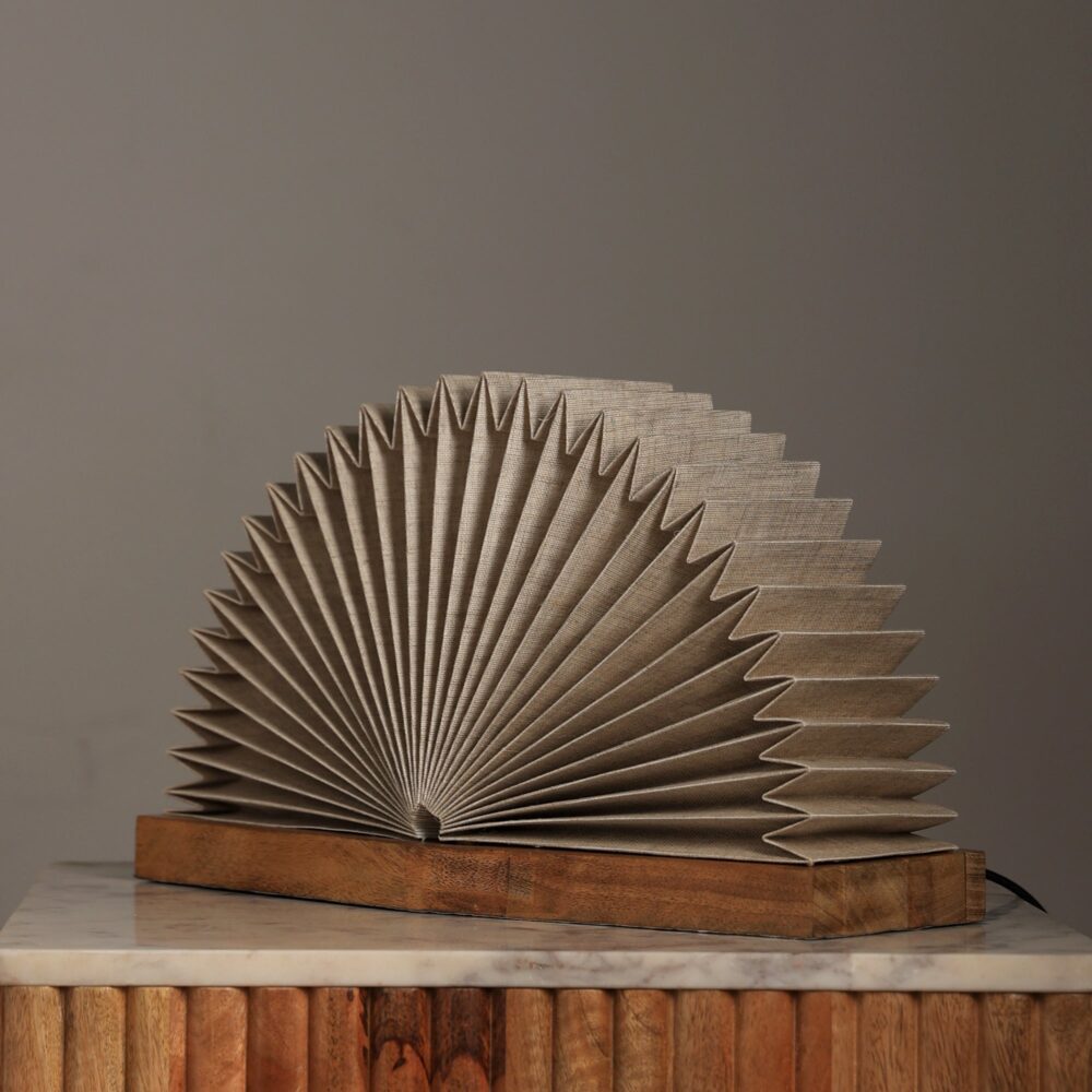 Luxury Handmade Wooden Table Lamp Made With Mango Acacia Bamboo Wood For Home Office Hotel Restaurant Bedroom Living Decorations - Image 5