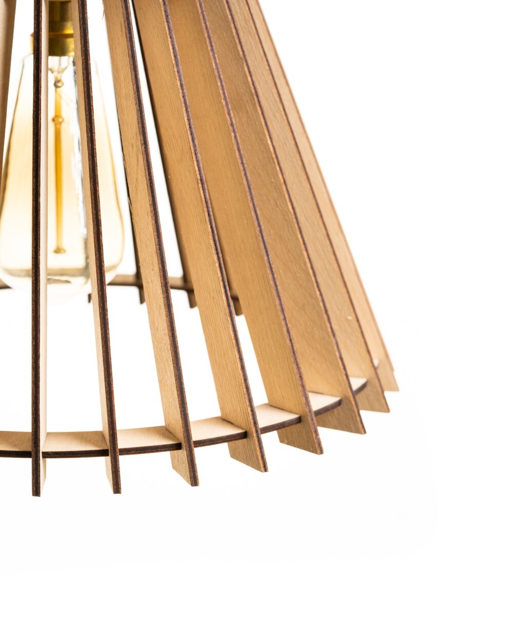 Aesthetic Design Handmade Wooden Lamps For Home Decor Floor Hotel And Restaurant Supplies Hanging Wood Lamps Luxury Decor Items - Image 2