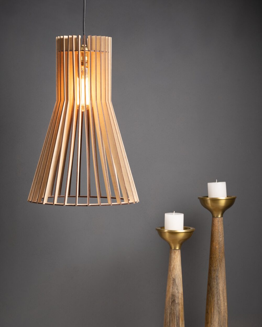 Super Quality Hand Made Designer Wooden Lamps For Home Decor Floor Hotel And Restaurant Supplies Pure Wood Floor Hanging Lamps - Image 4