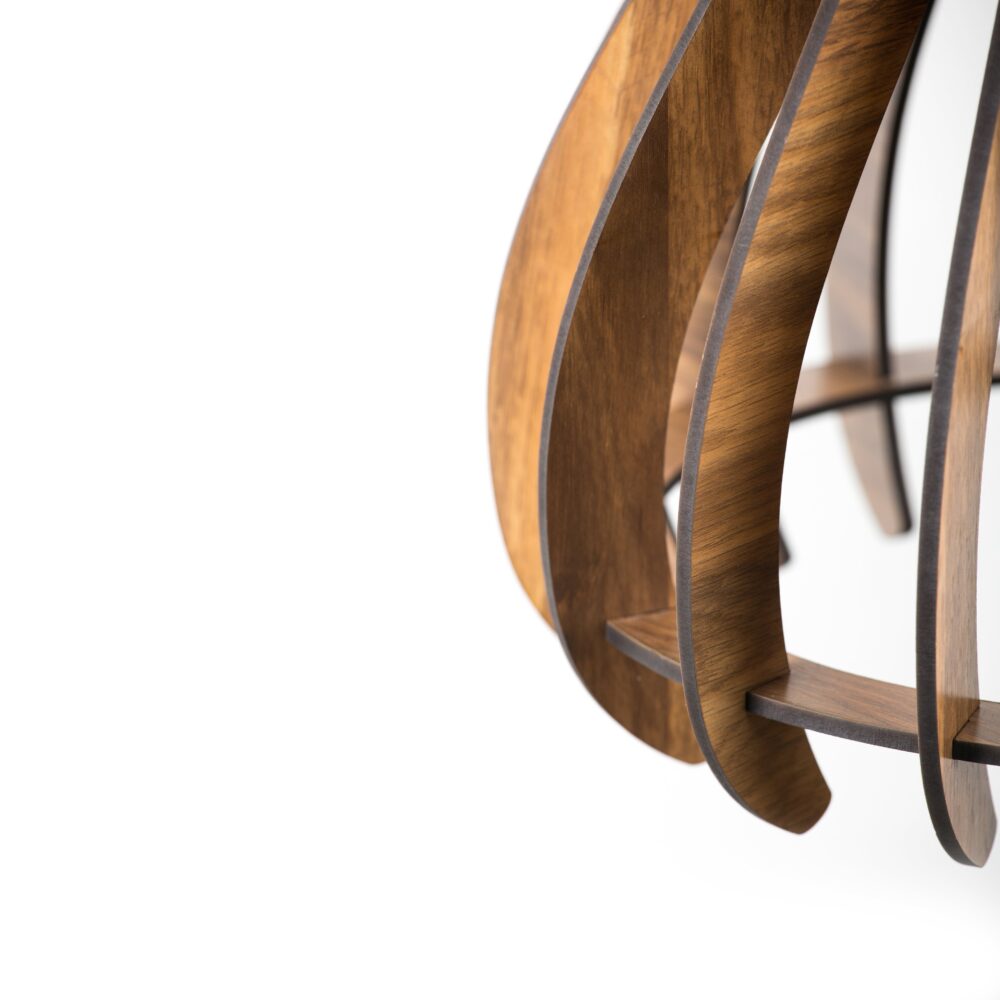 Handcrafted Wooden Ceiling Lamp Long Oval Made Mango Acacia Bamboo Wood for Home Hotel Restaurant Bedroom Living Decorations - Image 6