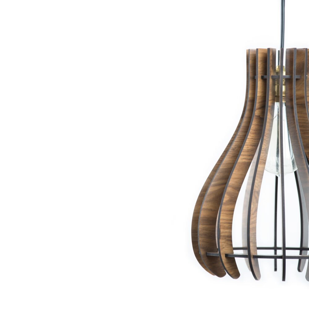 Handcrafted Wooden Ceiling Lamp Long Oval Made Mango Acacia Bamboo Wood for Home Hotel Restaurant Bedroom Living Decorations - Image 5