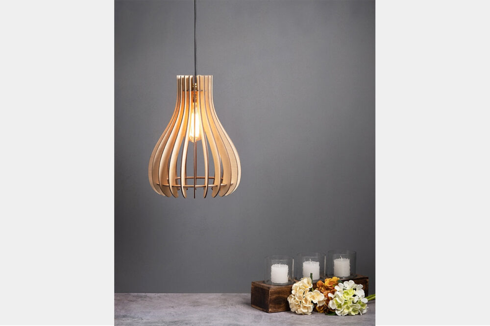 Classic Design Handmade Wooden Lamps For Home Decor Floor Hotel And Restaurant Supplies Hanging Wood Lamps Luxury Decor Items - Image 3