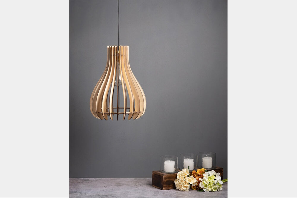 Classic Design Handmade Wooden Lamps For Home Decor Floor Hotel And Restaurant Supplies Hanging Wood Lamps Luxury Decor Items - Image 2