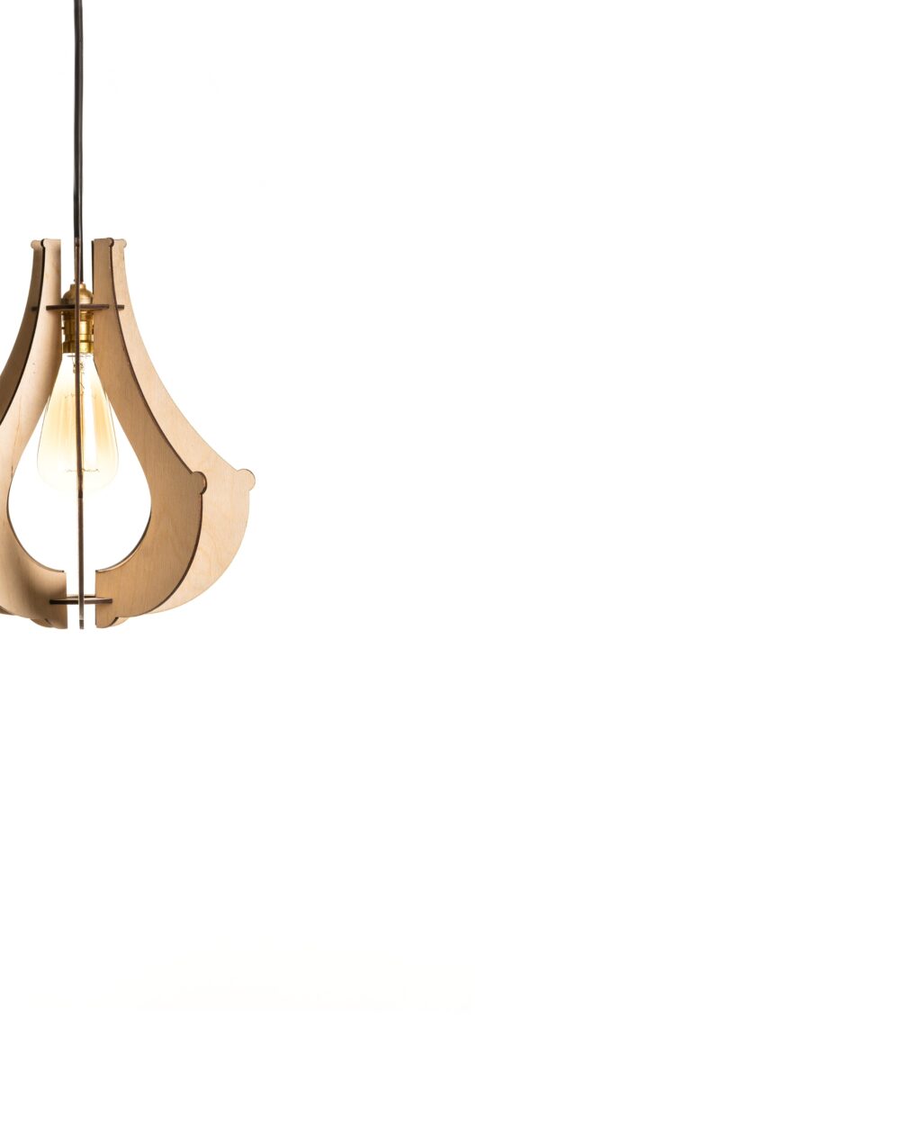 Stunning Design Handmade Wooden Lamps For Home Decor Floor Hotel And Restaurant Supplies Hanging Wood Lamps Luxury Decor Items - Image 2