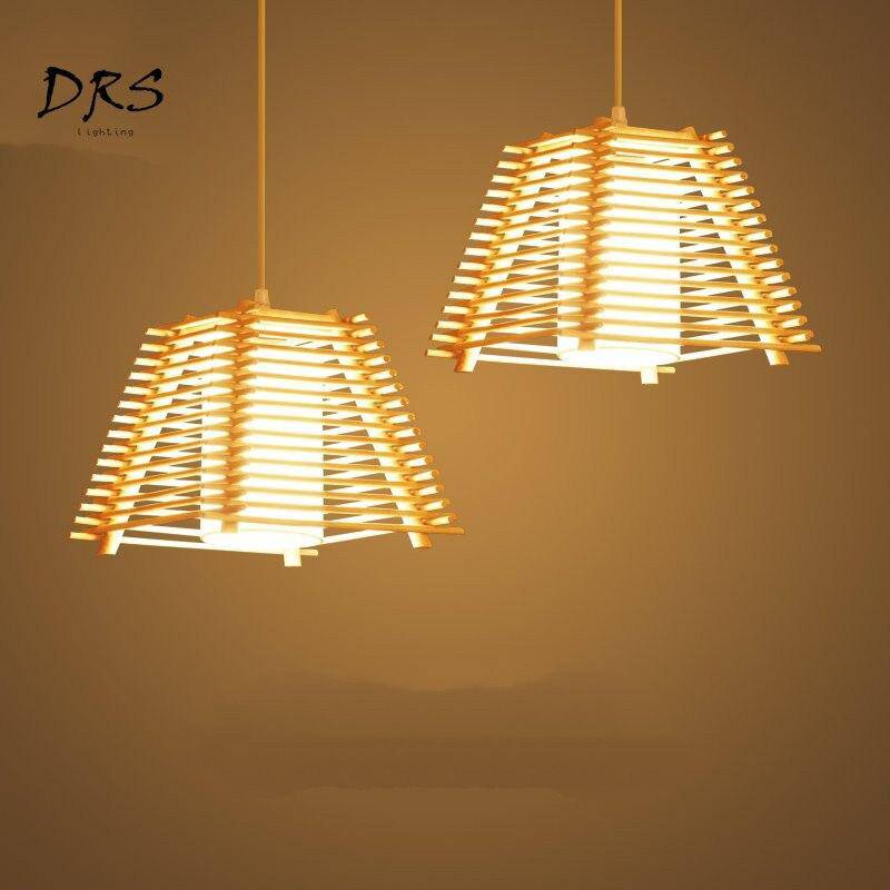 Royal Quality Wooden Ceiling Lamp Made With Mango Acacia Bamboo Wood For Home Office Hotel Restaurant Bedroom Living Decorations