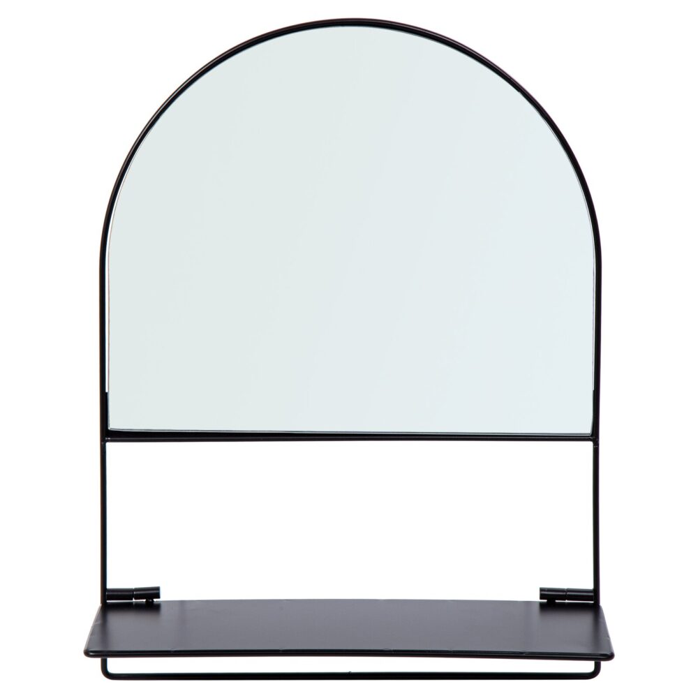 Glorious Silver Metal Wall Mirror With Foldable Rack for Home Decor Room Decor Living Office Decor Wall Mirror Luxury Gift Items - Image 5