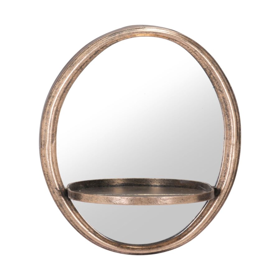 Wall Mirrors Classic Designed Round Wall Mirror for Home Decor Living Office and Bathroom Decor Metal Silver Luxury Gifting Item
