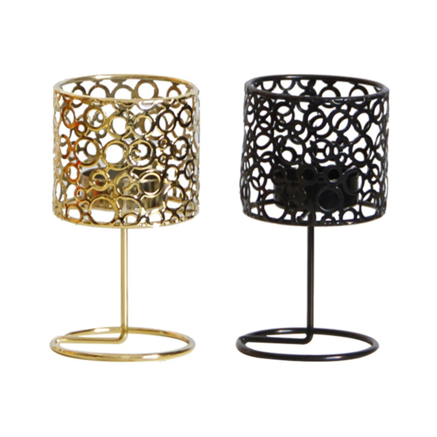 Sculptural Design Candle Holders Candle Jars Stand Metal Lanterns for Home Decorations Garden and Room Decor Luxury Items