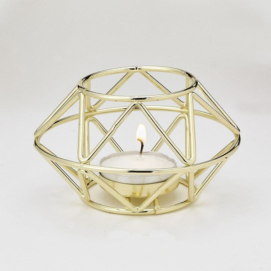 Handcrafted Unique Metal Candle Holder Stand Lantern Jar for Home & Garden Decor Luxury Christmas Decorations Supply Luxury Item