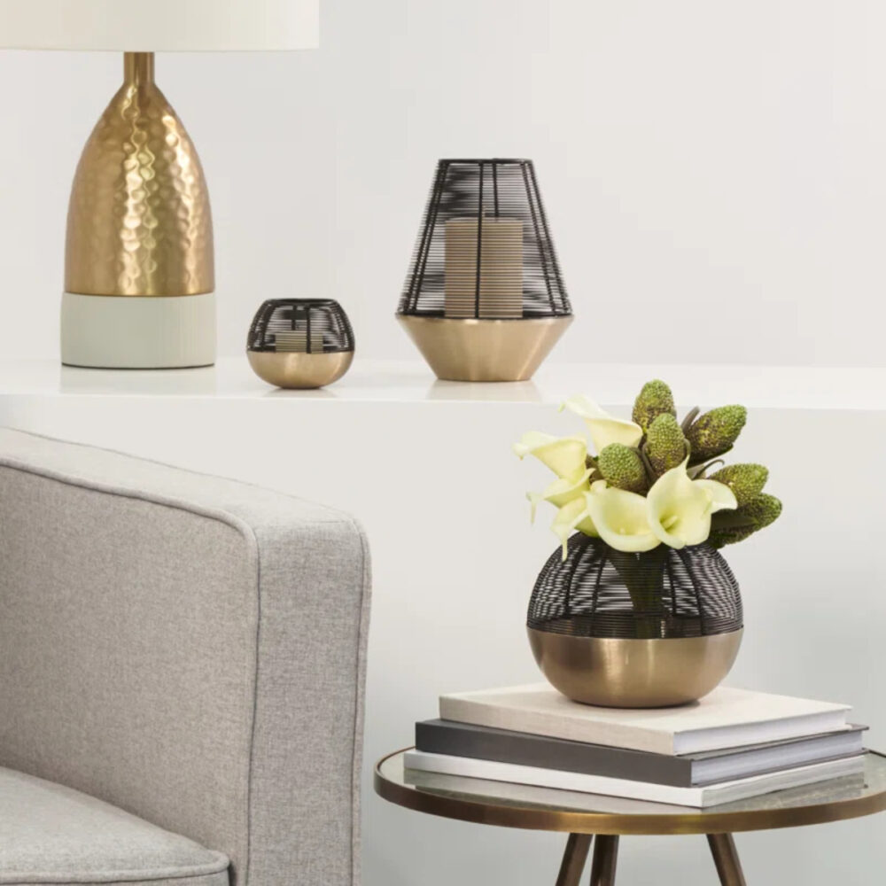 Round Basket Shape Luxurious Candle Holders Candle Jars Stand Lanterns Metal Candle Holders for Home Decorations Garden and Room Decor Luxury Items - Image 5