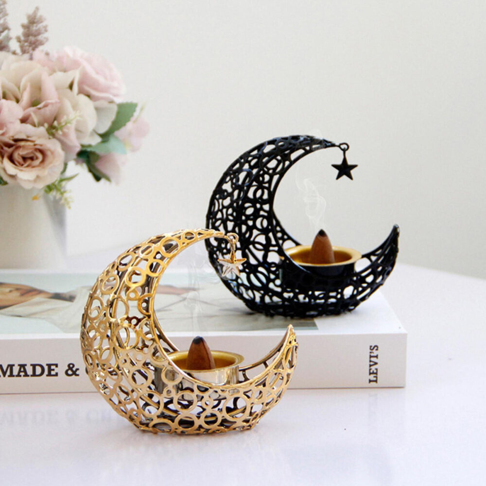 Elegent Sculptural Design Candle Holders Unique Jar Stand Metal Lanterns for Home Decorations Garden and Room Decor Luxury Items - Image 2
