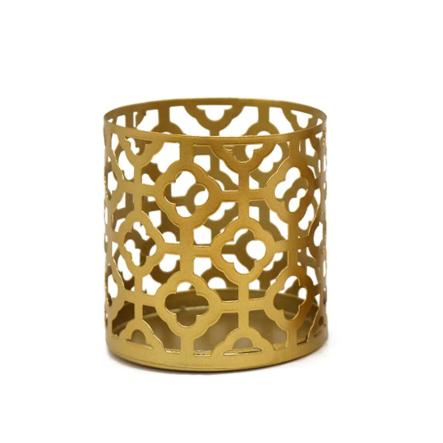 Unique  Laser Cut Design Candle Holders Candle Jars Stand Lanterns Metal Holders for Home Decor Garden Room Decor Luxury Items