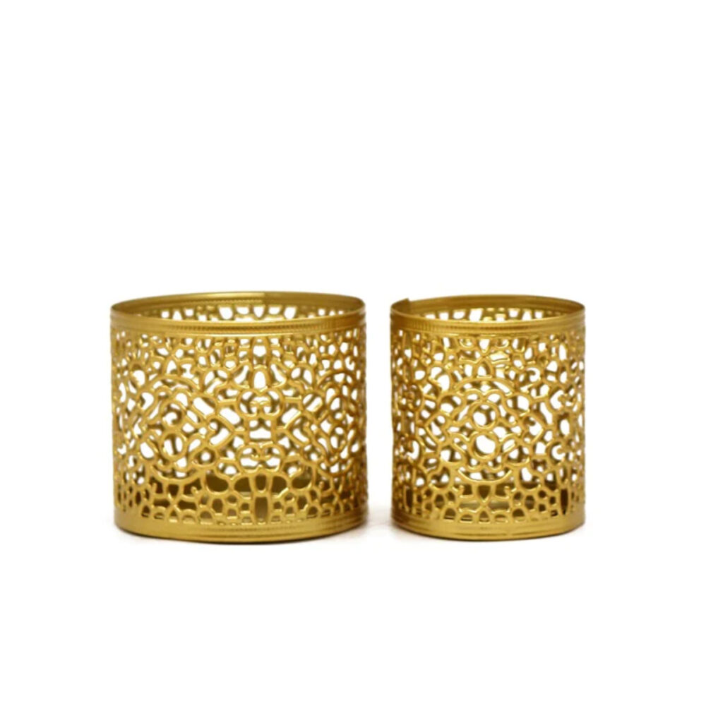 Unique  Laser Cut Design Candle Holders Candle Jars Stand Lanterns Metal Holders for Home Decor Garden Room Decor Luxury Items - Image 3