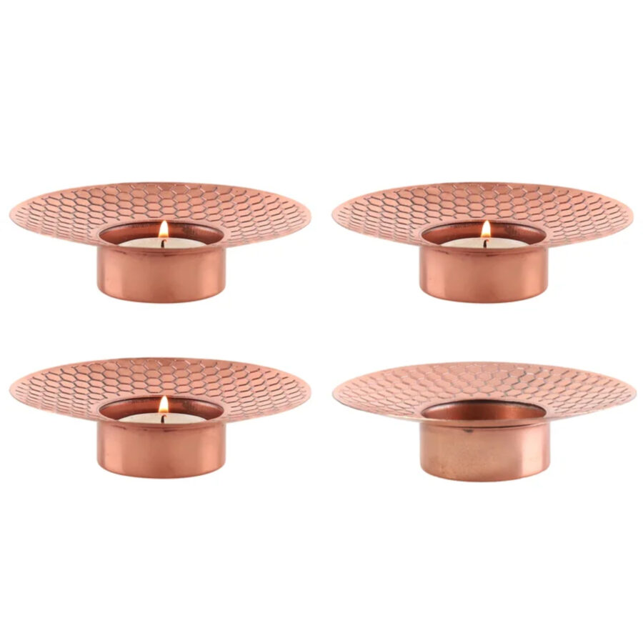 Unique Rose Gold Candle Holders Candle Jars Stand Lanterns Metal Candle Holders for Home Decor Garden Room Decor Luxury Items