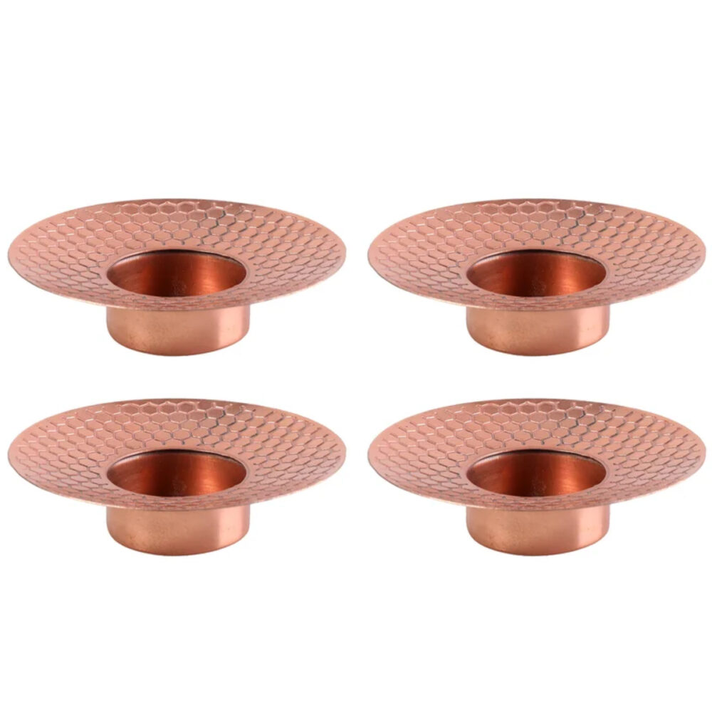 Unique Rose Gold Candle Holders Candle Jars Stand Lanterns Metal Candle Holders for Home Decor Garden Room Decor Luxury Items - Image 2
