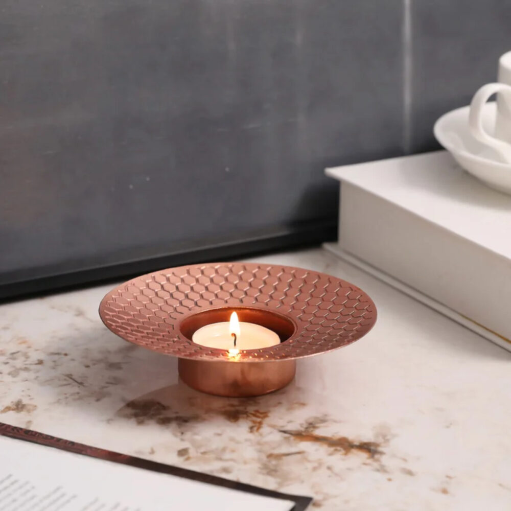 Unique Rose Gold Candle Holders Candle Jars Stand Lanterns Metal Candle Holders for Home Decor Garden Room Decor Luxury Items - Image 6