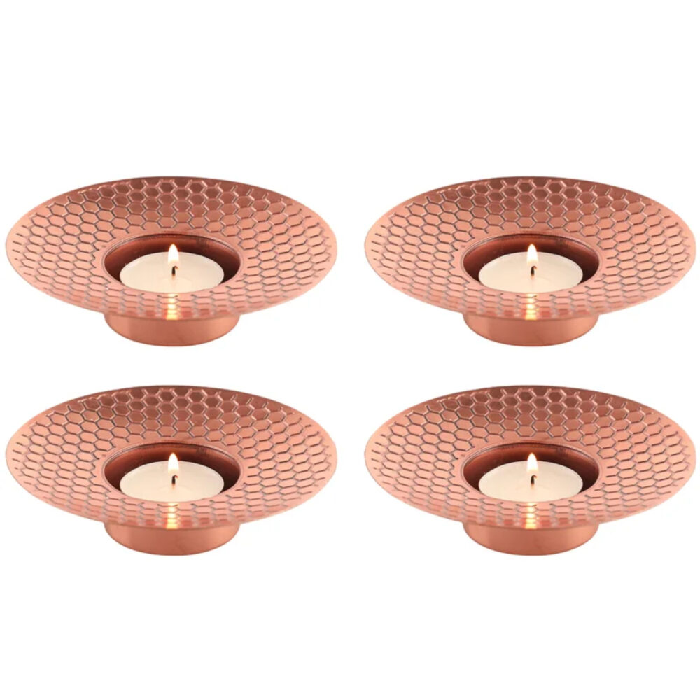 Unique Rose Gold Candle Holders Candle Jars Stand Lanterns Metal Candle Holders for Home Decor Garden Room Decor Luxury Items - Image 5