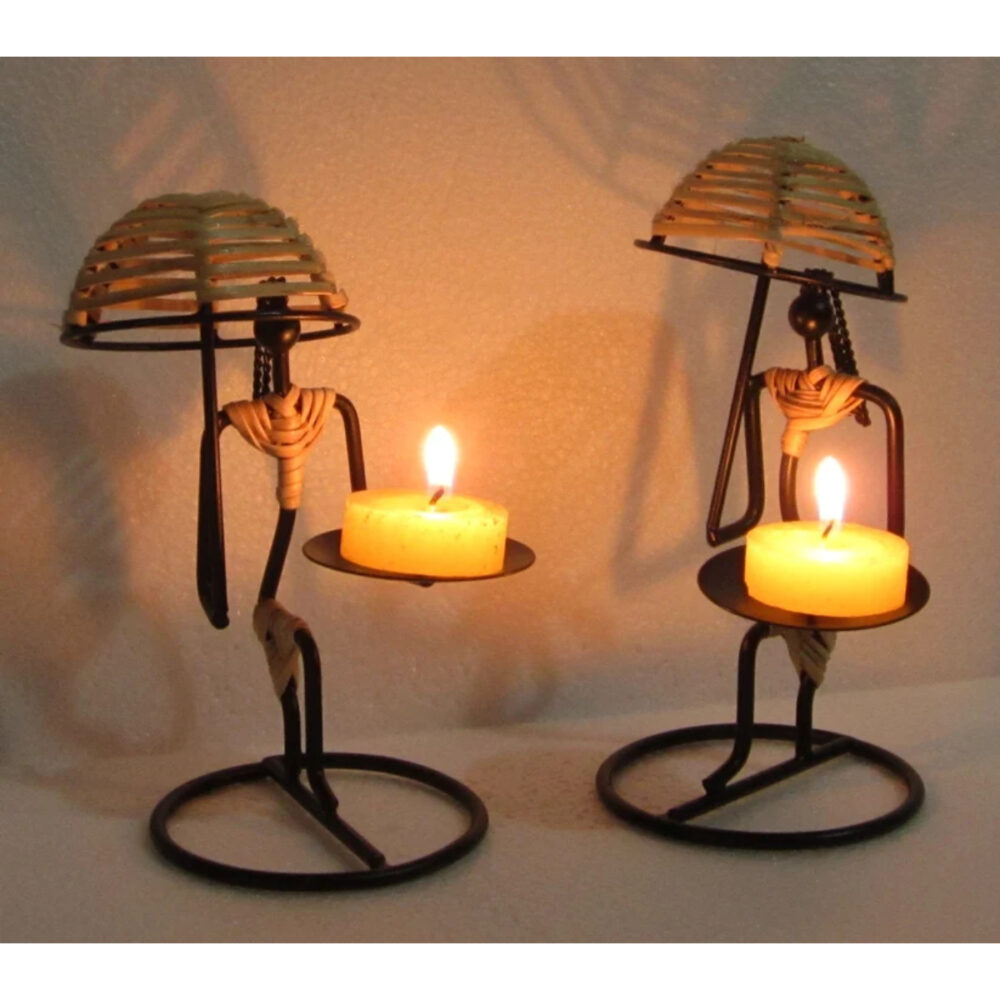 Unique Handcrafted Candle Holders Candle Jars Stand Lanterns Metal Candle Holders for Home Decor Garden Room Decor Luxury Items - Image 6