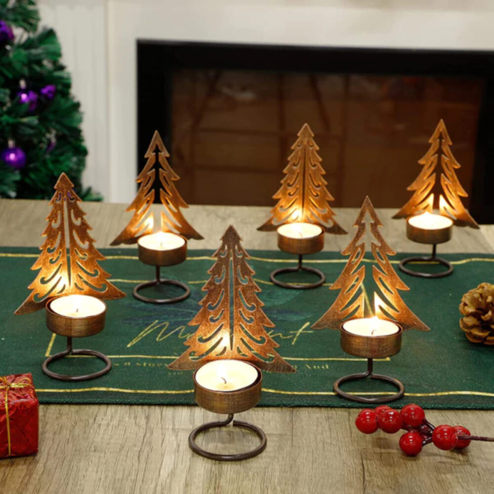 Unique  Laser Cut Design Candle Holders Candle Jars Stand Lanterns Metal Holders for Home Decor Garden Room Decor Luxury Items - Image 6