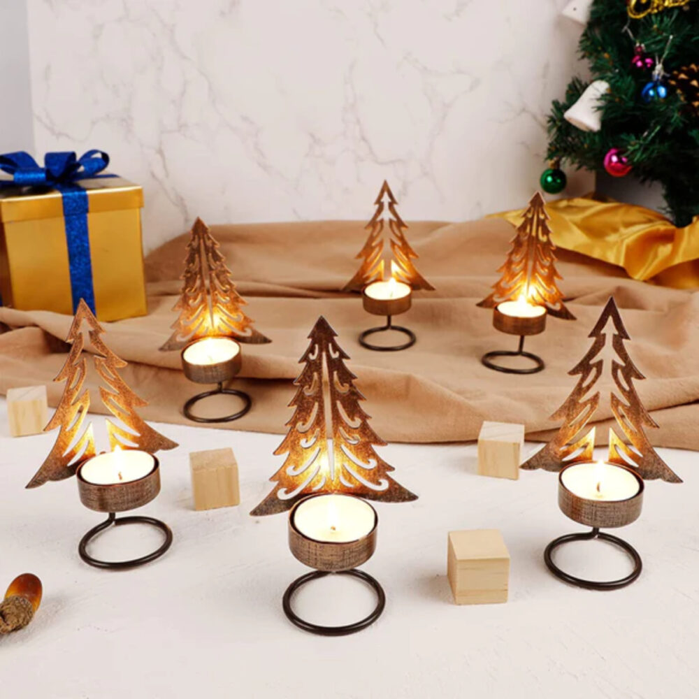 Unique  Laser Cut Design Candle Holders Candle Jars Stand Lanterns Metal Holders for Home Decor Garden Room Decor Luxury Items - Image 4