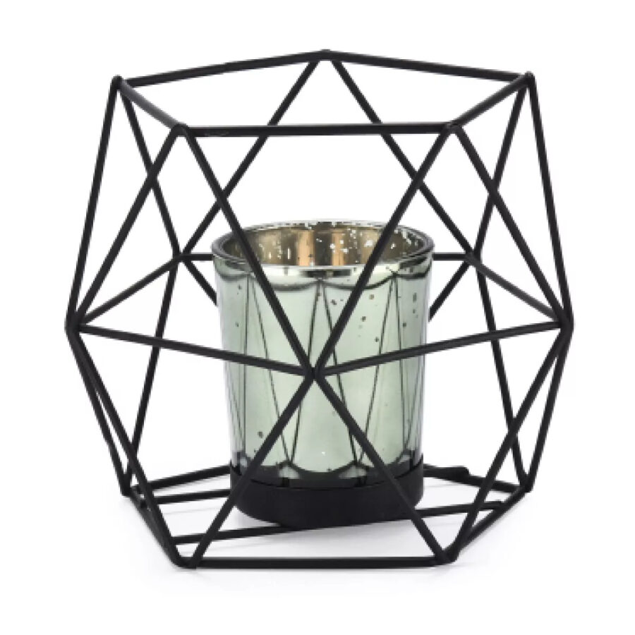 Unique Hexagonal Shape Candle Holders Candle Jars Stand Lanterns Candle Holders for Home Decor Garden Room Decor Luxury Items