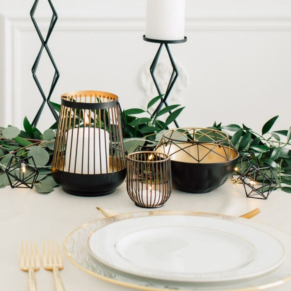 Unique Curved Design Candle Holder Candle Jars Stand Lanterns Metal Candle Holders for Home Decor Garden Room Decor Luxury Items - Image 4