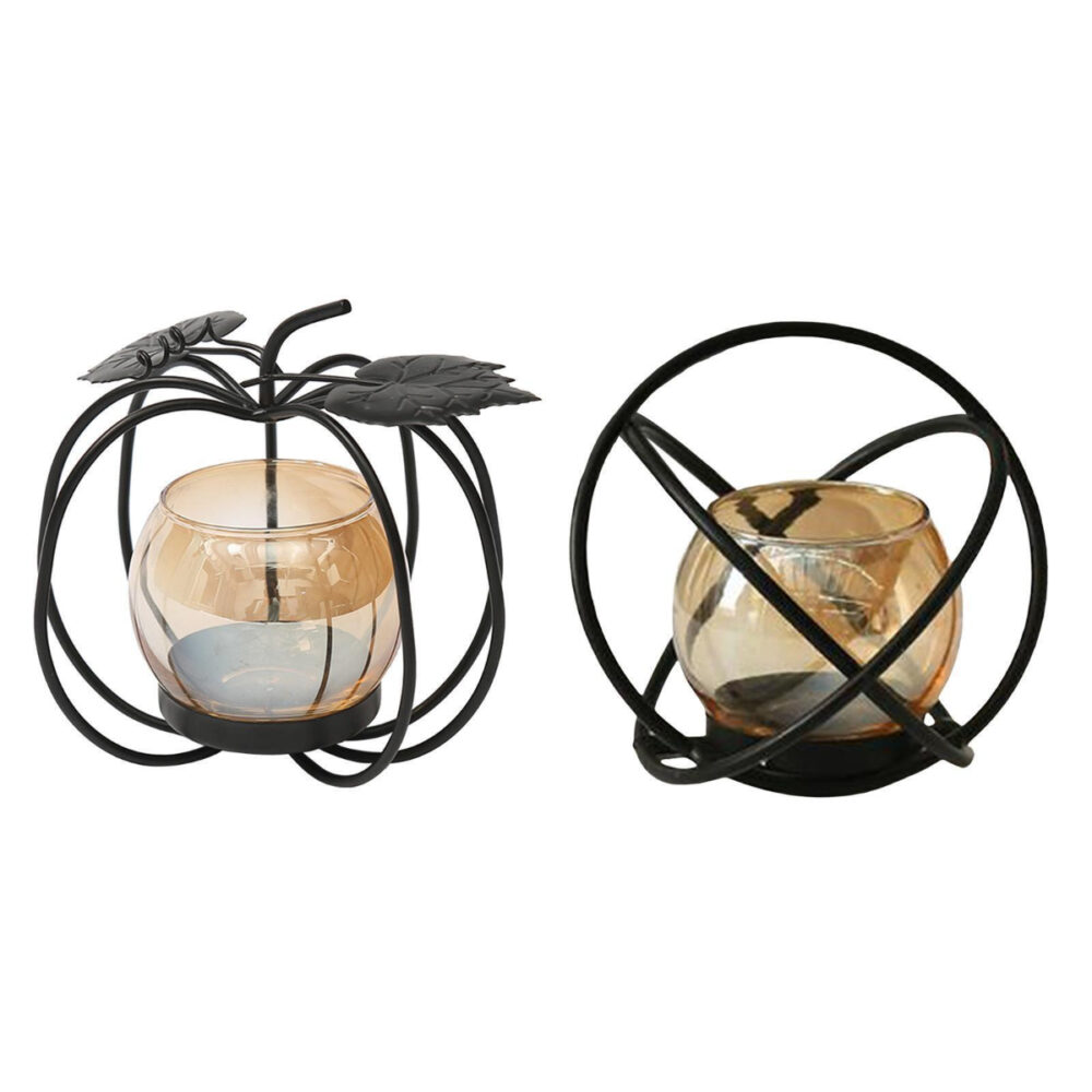 Unique Hand Curved Candle Holders Candle Jars Stand Lanterns Metal Candle Holders for Home Decor Garden Room Decor Luxury Items