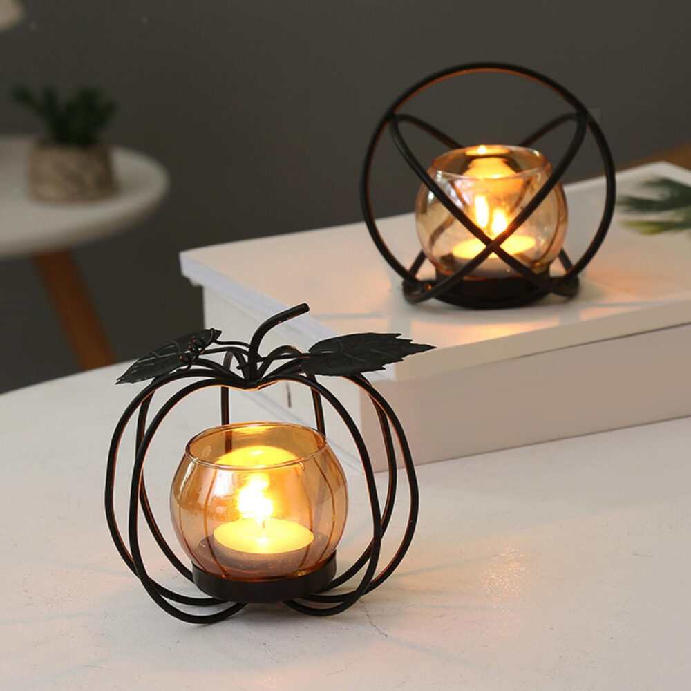 Unique Hand Curved Candle Holders Candle Jars Stand Lanterns Metal Candle Holders for Home Decor Garden Room Decor Luxury Items - Image 5