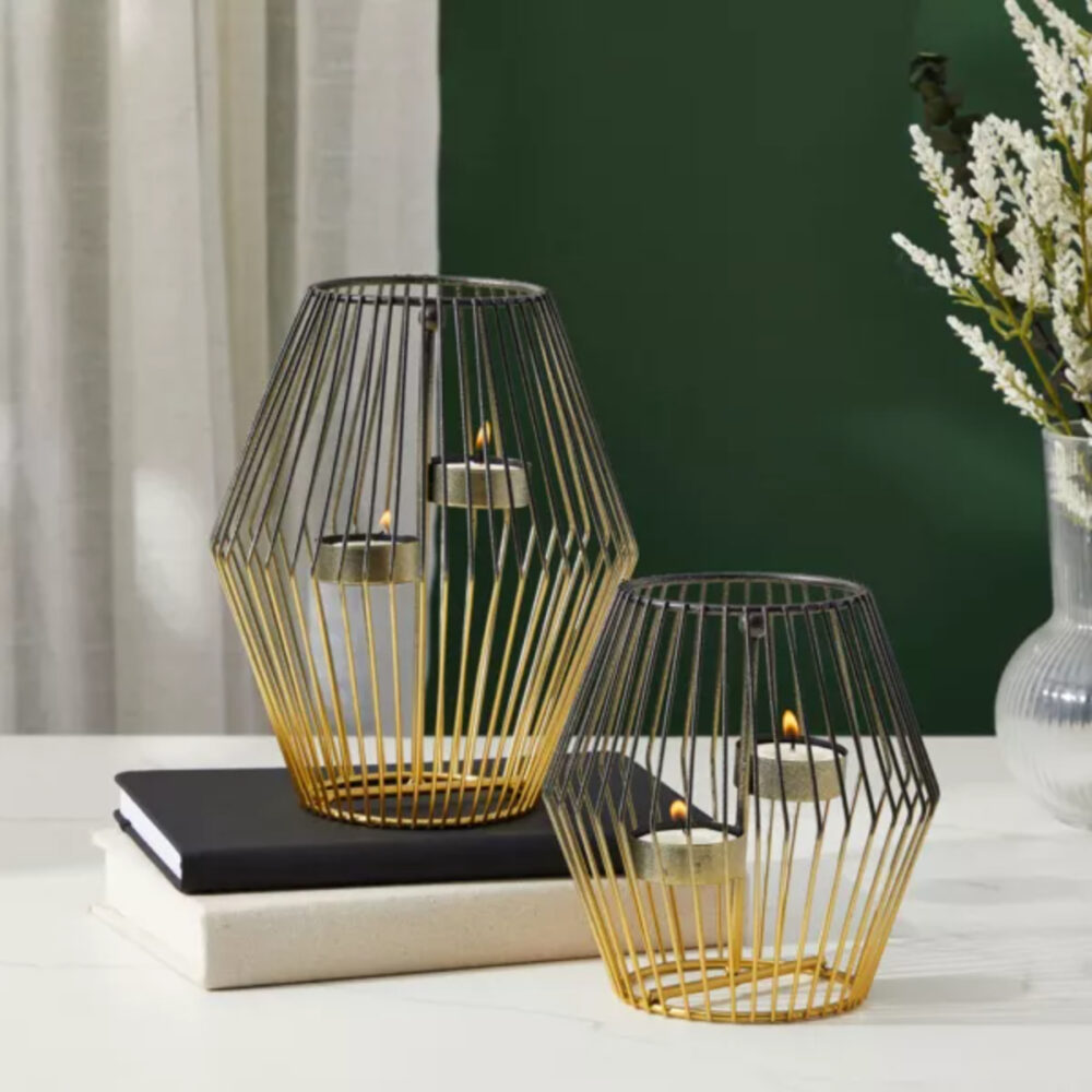 Adorable Candle Stands Unique Design Candle Jars Metal Lanterns for Home Decorations Garden Decor Festive Decorations Gift Items - Image 2